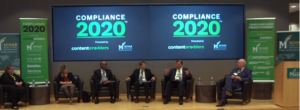 (R-L) Brad Kabanuk (Content Enablers), George Grammas (Squire Patton Boggs), Matt S. Borman (US Dept. of Commerce), Tracy J. Minnifield (DTSA), Candace Goforth (DDTC), Catherine Hamilton (DDTC)