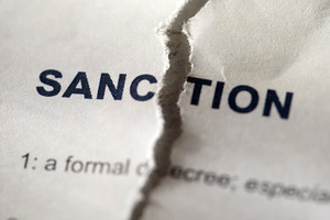 shot of word sanction